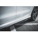 Накладки сплиттеры на пороги на Audi RS6 C7